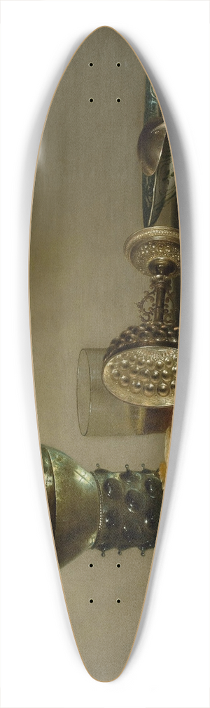 Willem Claesz Heda - Dessert, still life with cake, wine, beer and nuts 39.3 inch art pintail longboard deck