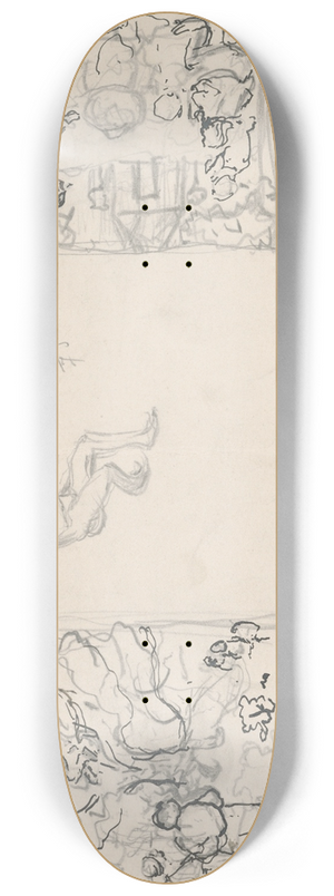 Gustv Mall - Tree of Injustice (Beggar and Jesuit) 8.25 inch art skate deck