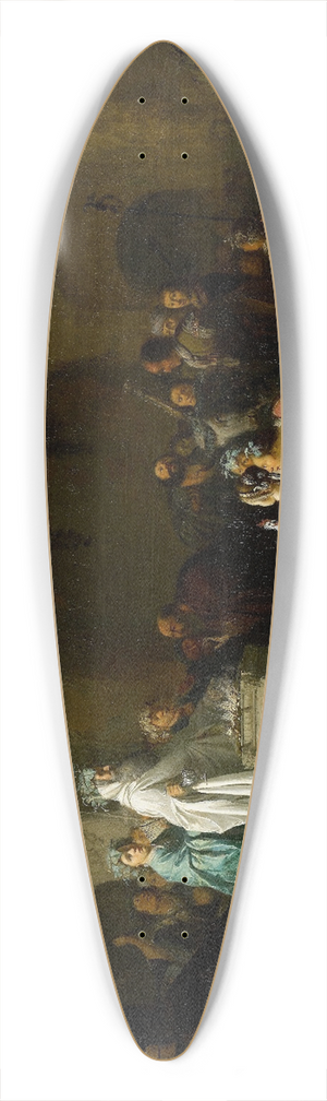 Willem de Poorter - St. Paul and St. Barnabas at Lystra 39.3 inch art pintail longboard deck