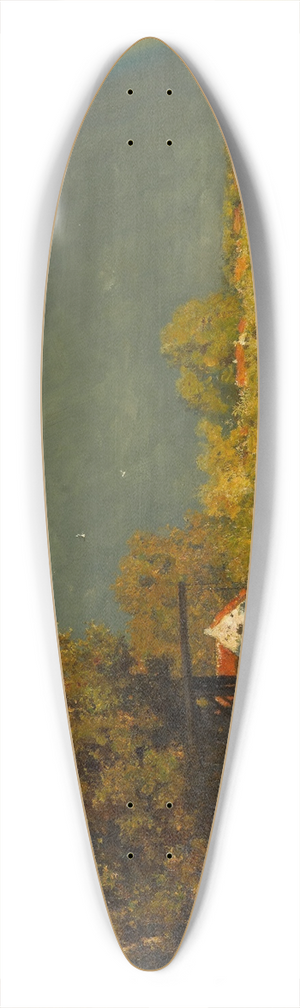 Willem Roelofs - The rainbow 39.3 inch art pintail longboard deck