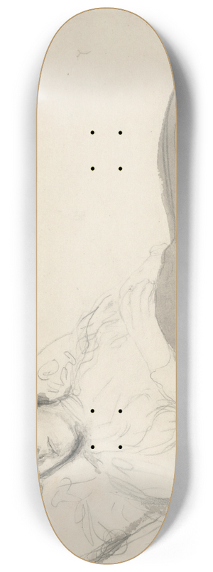 Gwen John - Portrait of a Lady Reclining 8.25 inch art skate deck