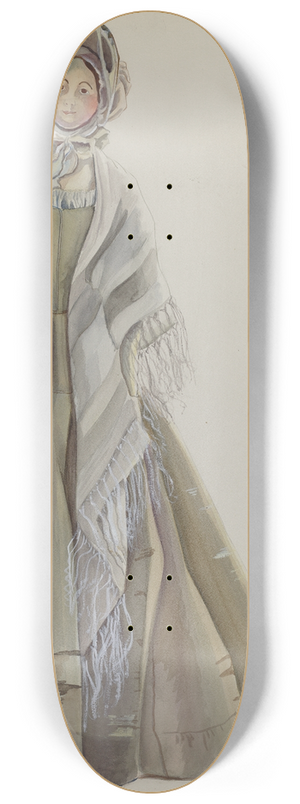 Gwyneth King - Quaker Doll 8.25 inch art skate deck