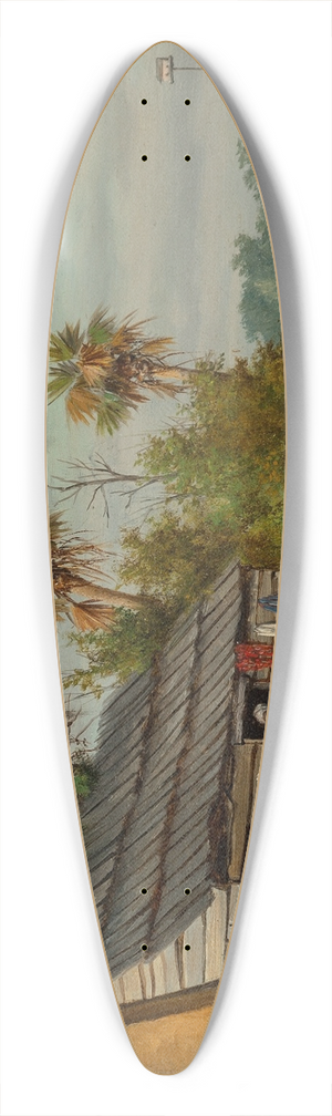 William Aiken Walker - Cabin 39.3 inch art pintail longboard deck