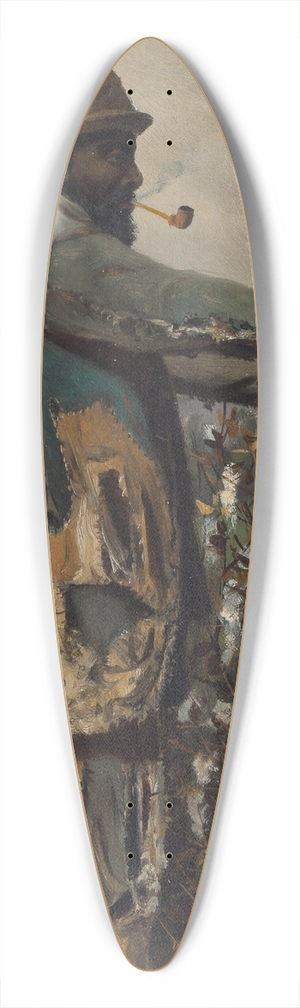 William Aiken Walker - Cotton Picker Man 39.3 inch art pintail longboard deck