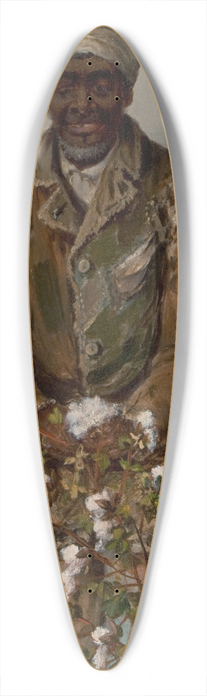 William Aiken Walker - Pickin Cotton 39.3 inch art pintail longboard deck