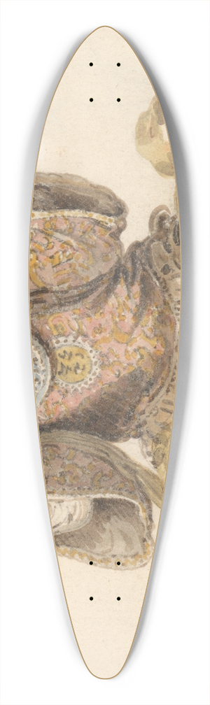 William Alexander - Chinese Neptune 39.3 inch art pintail longboard deck