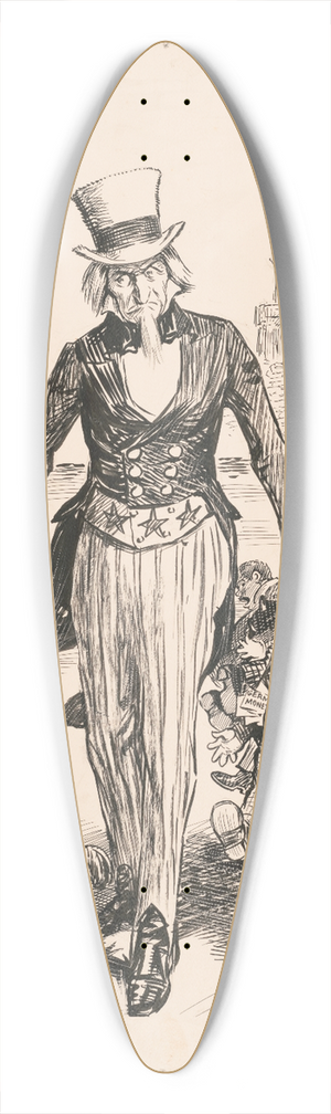 William Allen Rogers - Now for a round-up 39.3 inch art pintail longboard deck