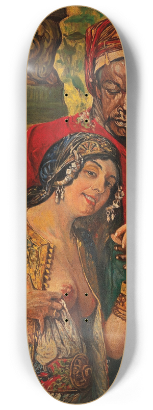 Gyula Tornai - Orientalisches Paar 8.25 inch art skate deck