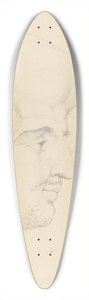 William Blake - King Edward 39.3 inch art pintail longboard deck