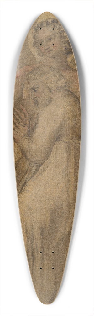 William Blake - St. Matthew 39.3 inch art pintail longboard deck