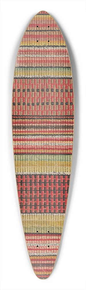 William Bos - Woven Wool Carpet 39.3 inch art pintail longboard deck