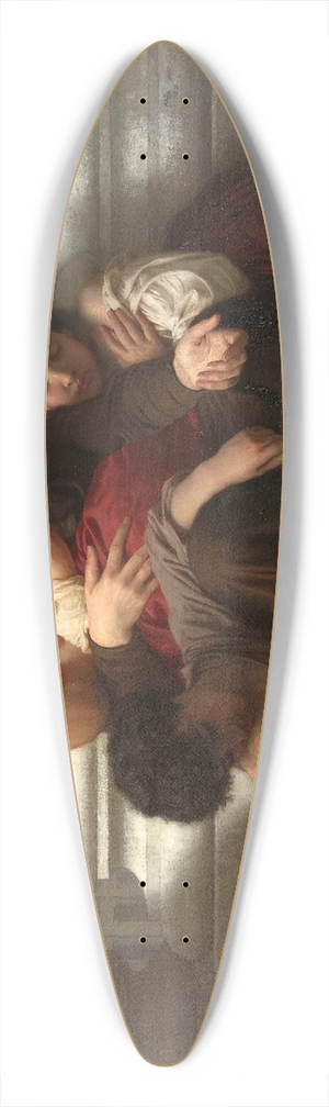 William Bouguereau - Charity 39.3 inch art pintail longboard deck