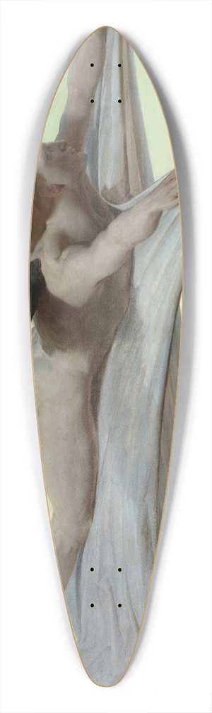 William Bouguereau - Equality Before Death 39.3 inch art pintail longboard deck
