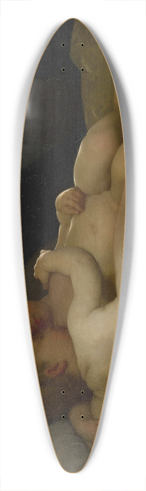 William Bouguereau - Les enfants endormis 39.3 inch art pintail longboard deck