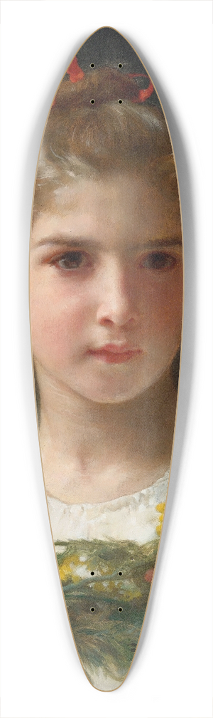 William Bouguereau - Mimosa 39.3 inch art pintail longboard deck