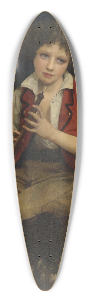 William Bouguereau - Pifferaro 39.3 inch art pintail longboard deck