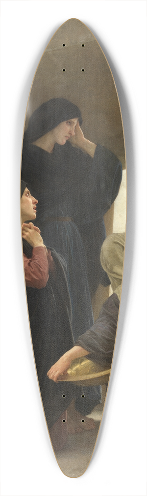 William Bouguereau - The Three Marys at the Tomb 39.3 inch art pintail longboard deck