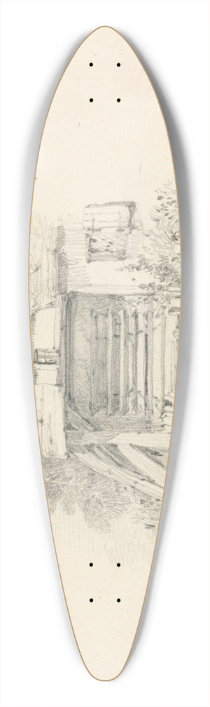 William Callow - Watermill 39.3 inch art pintail longboard deck
