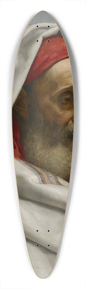 William Dyce - Eliezer of Damascus 39.3 inch art pintail longboard deck