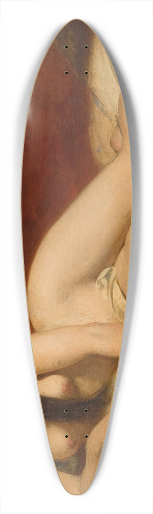 William Etty - Reclining Nude 39.3 inch art pintail longboard deck