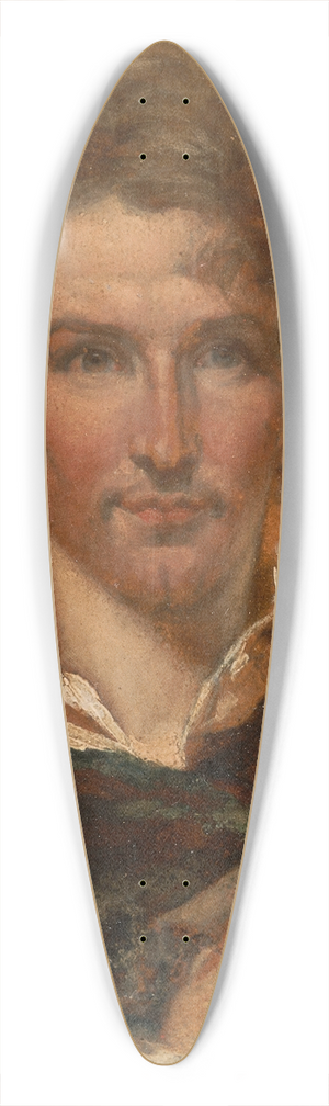 William Etty - Self-Portrait 39.3 inch art pintail longboard deck