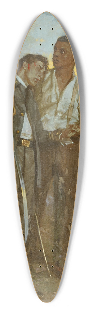 William Gilbert Gaul - To the End 39.3 inch art pintail longboard deck