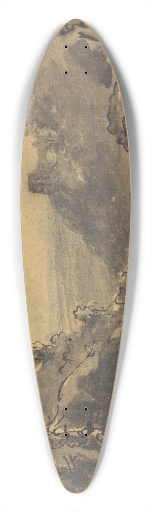 William Gilpin - Landscape 39.3 inch art pintail longboard deck