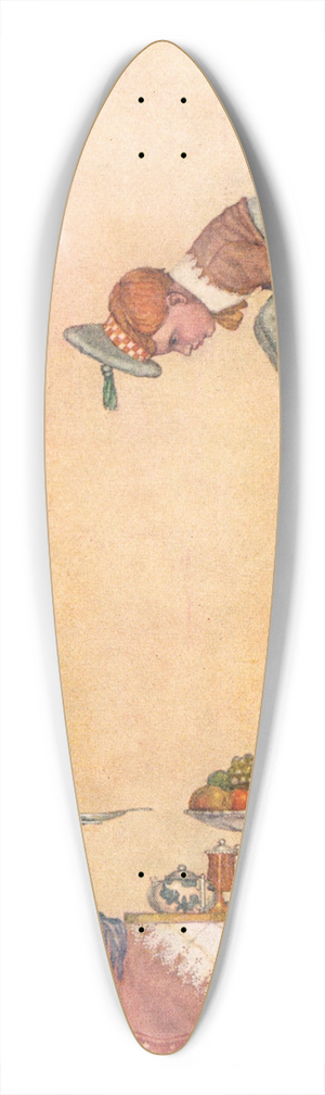 William Heath Robinson - I fell from my position 39.3 inch art pintail longboard deck