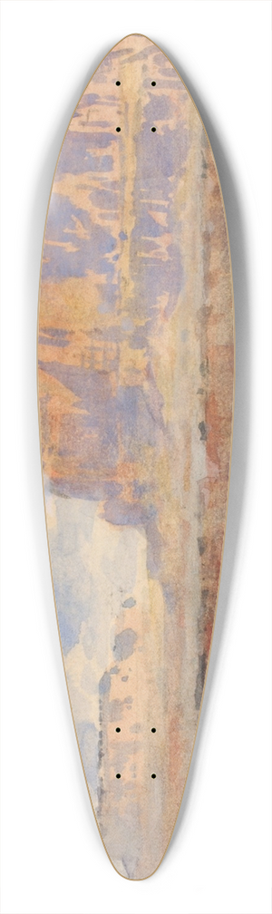 William Henry Holmes - The Enchanted Mesa 39.3 inch art pintail longboard deck
