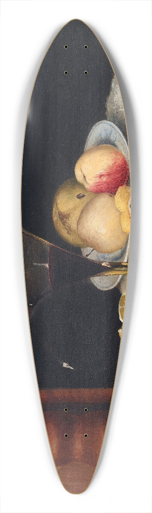 William Henry Huddle - Still Life with Fruit 39.3 inch art pintail longboard deck