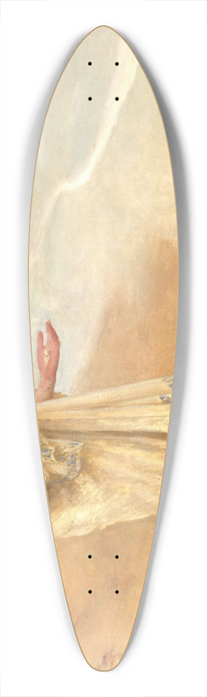 William Henry Margetson - The sea hath its pearls 39.3 inch art pintail longboard deck