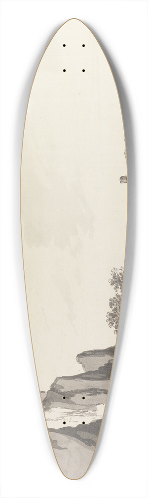 William Hodges - Original Drawings for Choix de Vues de LInde and Others Pl.31 39.3 inch art pintail longboard deck