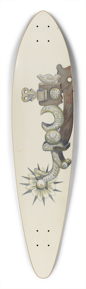 William Hoffman - Spur 39.3 inch art pintail longboard deck