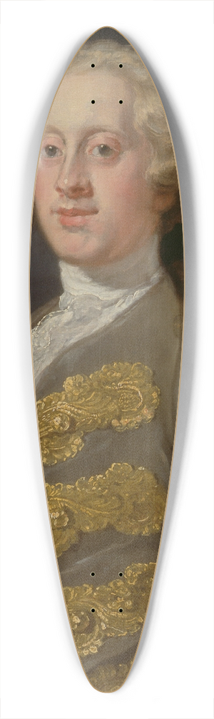 William Hogarth - William Cavendish, Marquess of Hartington, Later 4th Duke of Devonshire 39.3 inch art pintail longboard deck