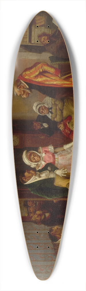 William Holbrook Beard - The Runaway Match 39.3 inch art pintail longboard deck