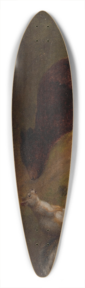 William Holbrook Beard - Unlikely Friends 39.3 inch art pintail longboard deck
