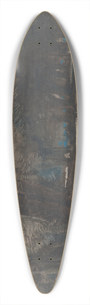 William James Mller - A Woodland Scene at Dusk 39.3 inch art pintail longboard deck