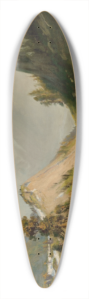 William Keith - Where Gold was Found in California 39.3 inch art pintail longboard deck