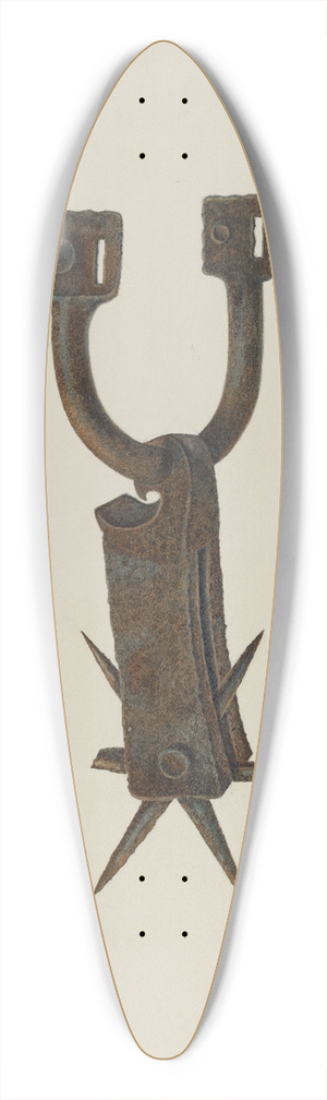 William Kieckhofel - Spur 39.3 inch art pintail longboard deck