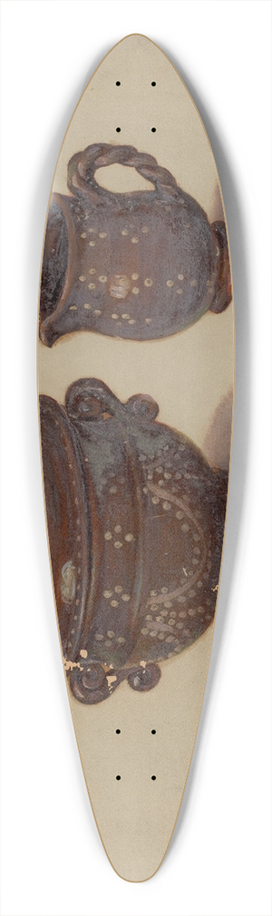 William L. Antrim - Sugar Bowl and Creamer 39.3 inch art pintail longboard deck