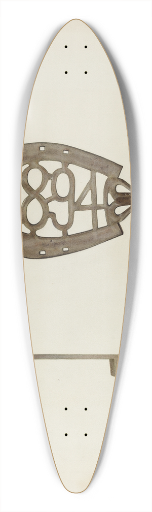 William Ludwig - Trivet 39.3 inch art pintail longboard deck