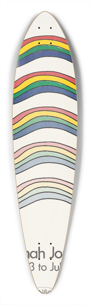William McCaffery - Jonah Jones. The rainbow grill. Rockefeller Center 39.3 inch art pintail longboard deck