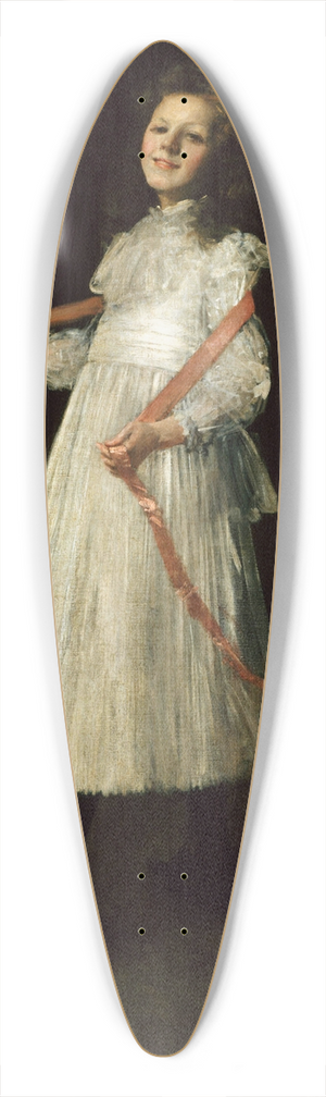 William Merritt Chase - Alice 39.3 inch art pintail longboard deck