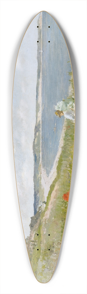 William Merritt Chase - Idle Hours 39.3 inch art pintail longboard deck