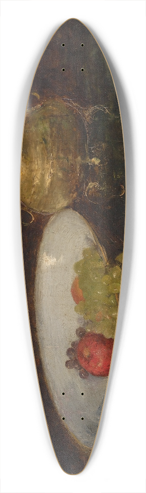 William Merritt Chase - Still Life (Fruit and Copper Pot) 39.3 inch art pintail longboard deck