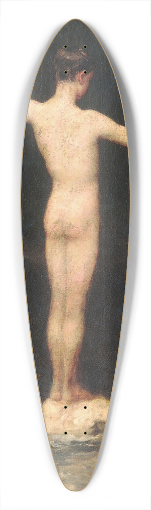 William Morris Hunt - The Bathers 39.3 inch art pintail longboard deck