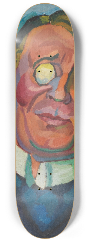 Hanns Bolz - Portrt eines Herren mit Monokel 8.25 inch art skate deck