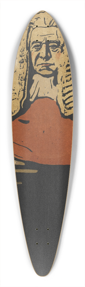 William Nicholson - Sir Henry Hawkins 39.3 inch art pintail longboard deck