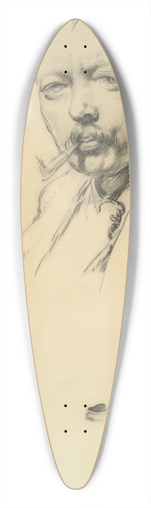 William Orpen - William W.Goodbody 39.3 inch art pintail longboard deck
