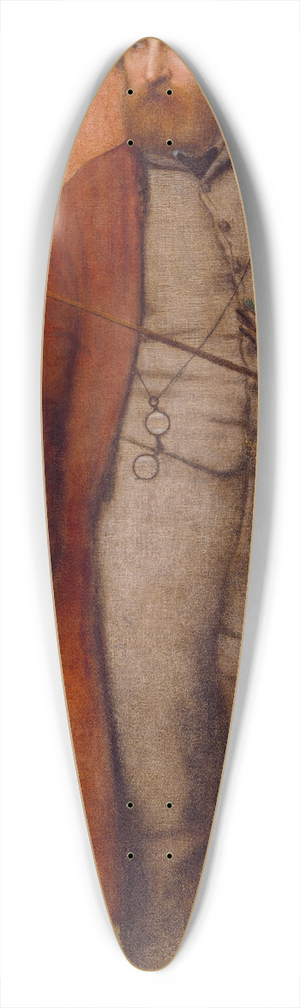 William Page - Self Portrait 39.3 inch art pintail longboard deck